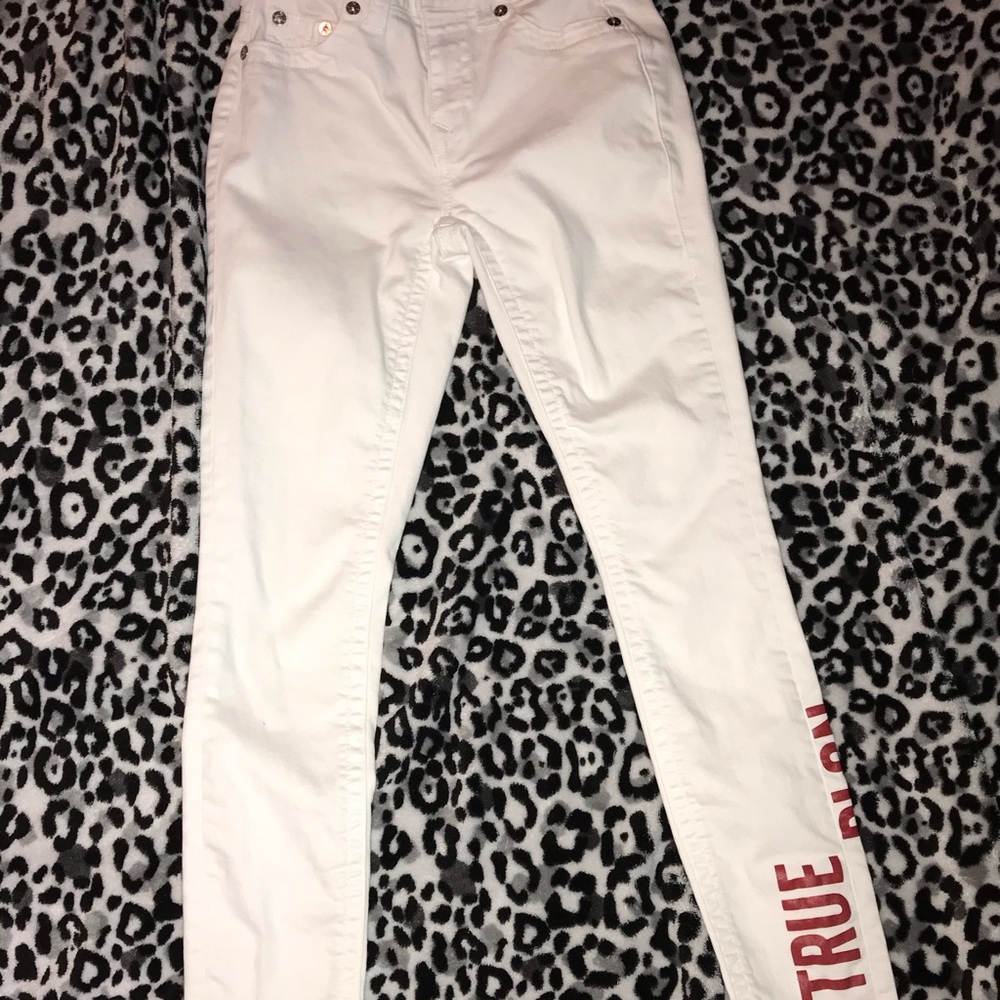 True Religion jeans white